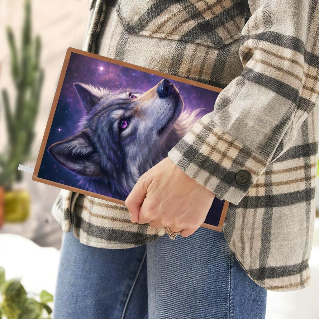 Personalized Mystical Wolf Journal: Galaxy A5 Notebook for Writing, Diary Keepsake