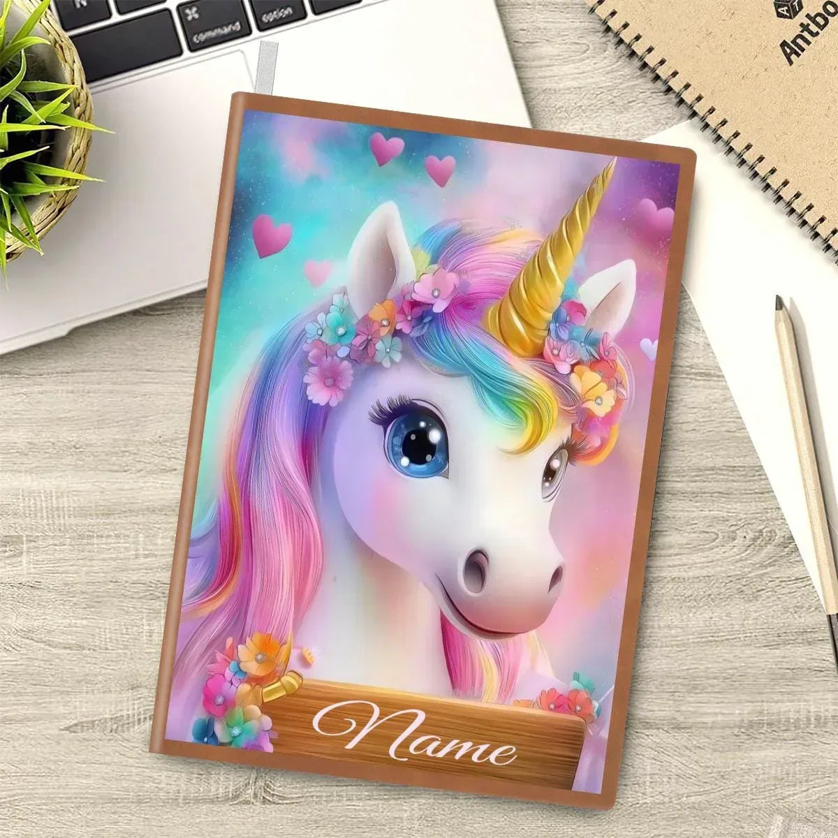 Personalized Unicorn Notebook: Fantasy A5 Journal, Custom Name Gift, Diary Keepsake