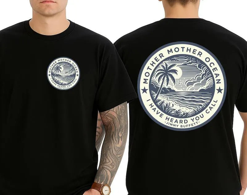 Jimmy Buffett Tee – Mother Mother Ocean I Have Heard You Call T-Shirt
