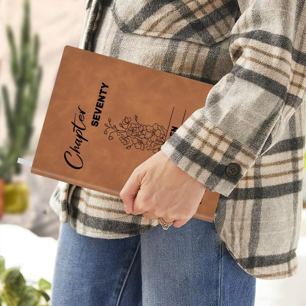 Personalized 80th, 70th, 60th, 50th, Birthday Leather Journal: Custom Age Year Gift, Keepsake Diary