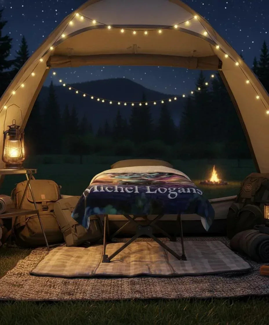 Personalized Dragon Blanket: Magical Flannel Fleece Throw, Super Soft Name Gift