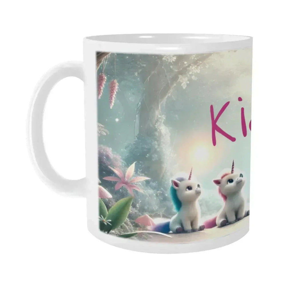 Personalized Unicorn Coffee Mug, Tea Cup: Hot Chocolate Gift for Fantasy Lovers, Name Gift