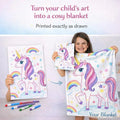 Personalized Picture Photo Blanket: Enchanted Kids Fantasy Fleece Throw