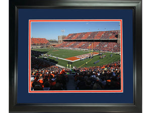 Framed University of Illinois Memorial Stadium Illinois Fighting Illini 11"x14" NCAA Football Photo Professionally Matted