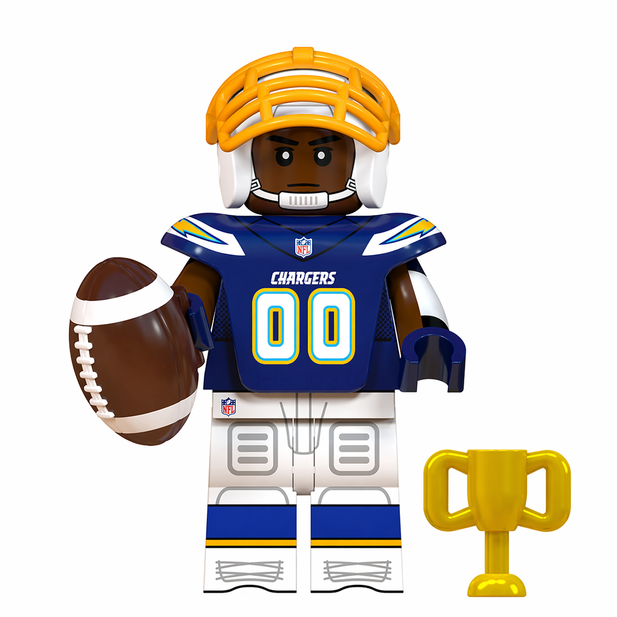 Los Angeles Chargers NFL Football Teams Minifigure Toy