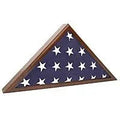 Flag Case for Veteran Funeral, Cherry Flag Case