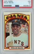 Graded 1972 Topps Willie Mays #49 Baseball Card PSA 5 Excellent