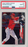 Graded 2020 Topps Chrome Shohei Ohtani #21 Baseball Card PSA 10 Gem Mint