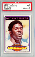 Graded 1980 Topps Ottis Anderson #170 Rookie RC Football Card PSA 9 Mint
