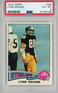 Graded 1975 Topps Lynn Swann #282 Rookie RC Football Card PSA 6 EX-MT