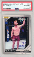 Graded 2022 Panini Instant UFC Bo Nickal #118 Rookie RC UFC MMA Card PSA 10 Gem Mint