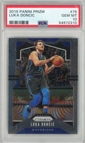 Graded 2019 Panini Prizm Luka Doncic #75 Basketball Card PSA 10 Gem Mint