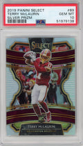 Graded 2019 Panini Select Terry McLaurin #89 Silver Prizm Rookie RC Football Card PSA 10 Gem Mint