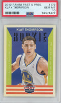 Graded 2012-13 Panini Past & Present Klay Thompson #172 Rookie RC Basketball Card PSA 10 Gem Mint