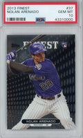 Graded 2013 Topps Finest Nolan Arenado #37 Rookie RC Baseball Card PSA 10 Gem Mint
