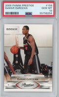 Graded 2009-10 Panini Prestige DeMar DeRozan #159 Rookie RC Basketball Card PSA 10 Gem Mint