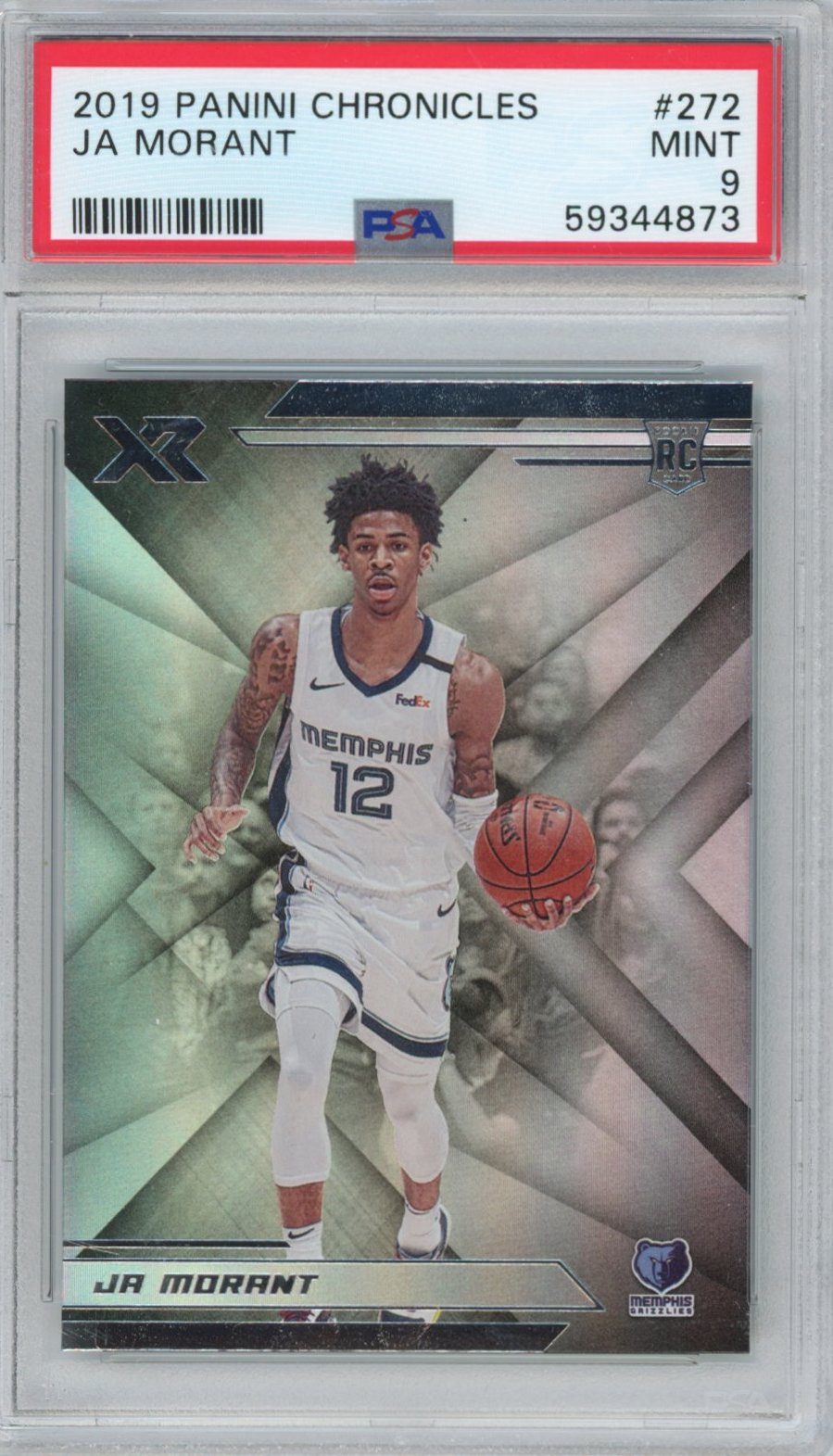 Graded 2019-20 Panini Chronicles Ja Morant #272 Rookie RC Basketball Card PSA 9 Mint