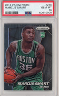 Graded 2014-15 Panini Prizm Marcus Smart #256 Rookie RC Basketball Card PSA 10 Gem Mint