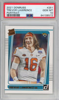 Graded 2021 Panini Donruss Trevor Lawrence #251 Portrait Rookie RC Football Card PSA 10 Gem Mint