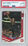 Graded 2018-19 Panini Chronicles Trae Young #272 Rookie RC Basketball Card PSA 10 Gem Mint