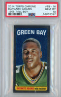 Graded 2014 Topps Chrome Davante Adams #TB16 1965 Tall Boy Rookie RC Football Card PSA 10 Gem Mint