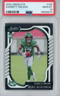 Graded 2022 Panini Absolute Garrett Wilson #106 Rookie RC Football Card PSA 10 Gem Mint
