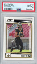 Graded 2022 Panini Donruss Chris Olave #378 Rookie RC Football Card PSA 10 Gem Mint