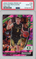 Graded 2020 Panini Prizm Draft Picks Payton Pritchard #36 Pink Ice Rookie RC Basketball Card PSA 10 Gem Mint