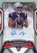 2024 Topps Resurgence Drake Maye #RRSDM Auto New England Patriots Rookie RC Football Card