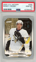 Graded 2005 Upper Deck UD Victory Sidney Crosby #285 Rookie Class RC Hockey Card PSA 10 Gem Mint