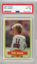 Graded 1980 Topps Phil Simms #225 Rookie RC Football Card PSA 4 VG-EX