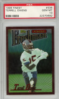 Graded 1996 Topps Finest Terrell Owens #338 Rookie RC Football Card PSA 10 Gem Mint