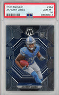 Graded 2023 Panini Mosaic Jahmyr Gibbs #324 Rookie RC Football Card PSA 10 Gem Mint