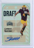 2025 Leaf Metal Cameron Skattebo #DBACS1 Draft Bound Silver /200 Rookie RC Football Card