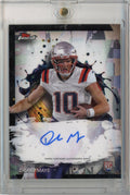 2024 Topps Finest Drake Maye #RFA-DM Auto New England Patriots Rookie RC Football Card