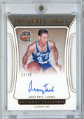 2021 Panini National Treasures Jerry West #TOHJWS /25 Treasures of the Hall Auto Basketball Card