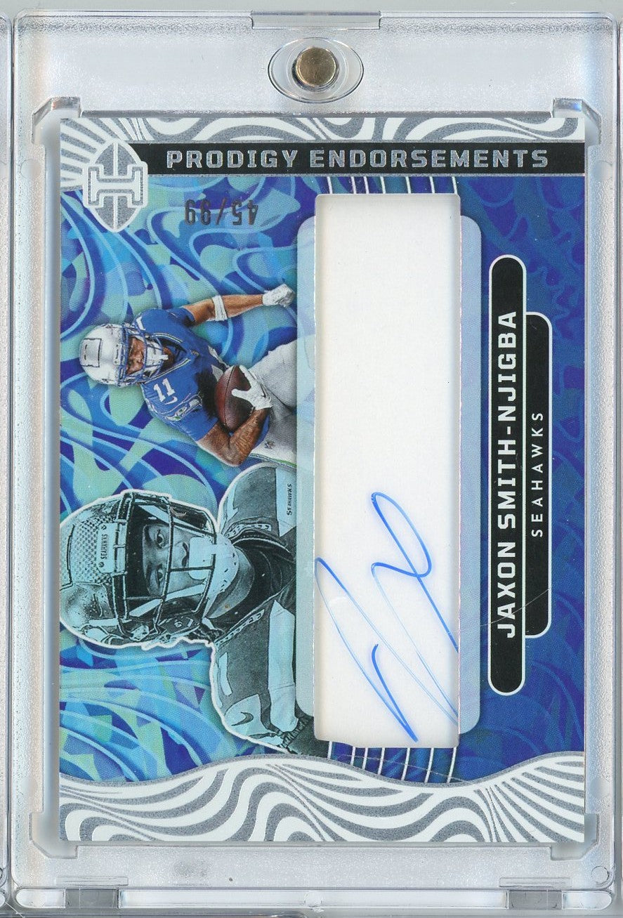 2024 Panini Illusions Jaxon Smith-Njigba #PEJSN /99 Auto Football Card