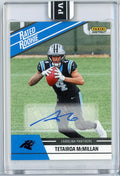 2025 Panini Instant NFL Tetairoa McMillan #24 Rated Retro Rookie Auto /99 Carolina Panthers Rookie RC Football Card