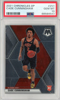 Graded 2021 Panini Chronicles Draft Picks Cade Cunningham #251 Rookie RC Basketball Card PSA 10 Gem Mint