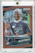2025 Panini Prizm Jalen Hurts #228 /180 Pigskin Super Bowl MVP Football Card