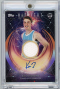 2025 Topps Midnight Kon Knueppel #RJAKK Rookie Jersey Autographs /75 Charlotte Hornets Rookie RC Basketball Card