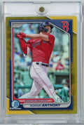 2024 Bowman Chrome Roman Anthony #BDC19 /50 Gold Refractor Boston Red Sox Rookie RC Baseball Card