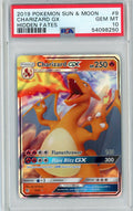Graded 2019 PKM Sm #9 Charizard Gx Hidden Fates Trading Card Game PSA 10 Gem Mint