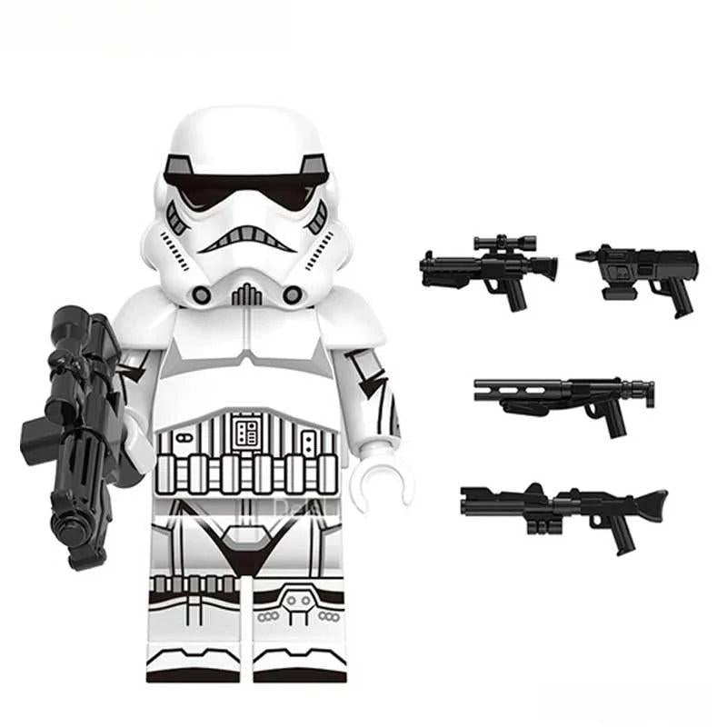 Imperial Stormtrooper & Blasters Lego Star Wars Minifigures Custom Toys – Sci-Fi Trooper Collectible Figure