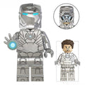 Iron Man Avengers Tony Stark Silver suit Avengers Marvel MCU Minifigure 4