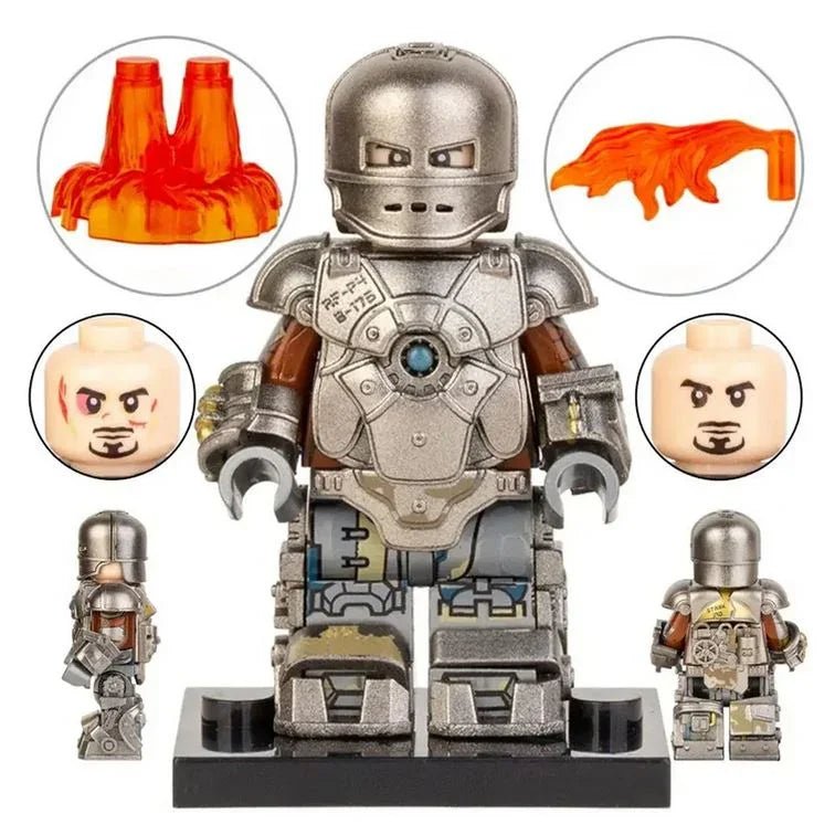 Iron Man Mark 1 Tony Stark Avengers Marvel MCU Minifigure 1