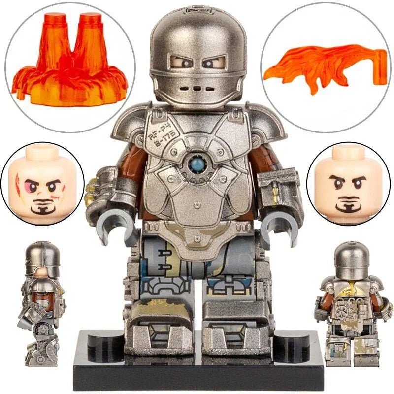 Iron Man Mark 1 Tony Stark Avengers Marvel MCU Minifigure 1