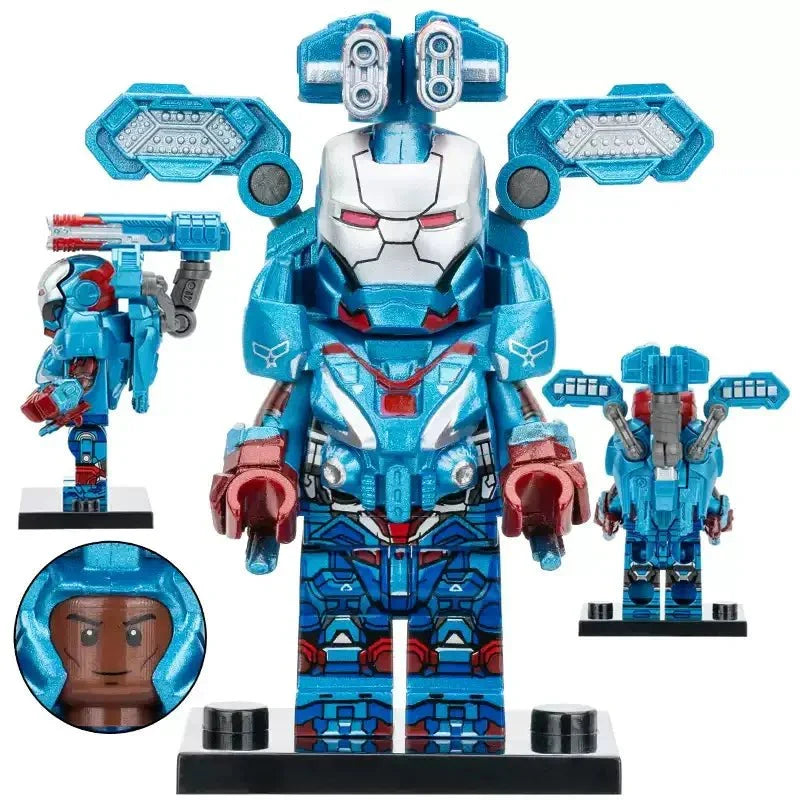 Iron Patriot James Rhodes Avengers Marvel MCU Minifigure