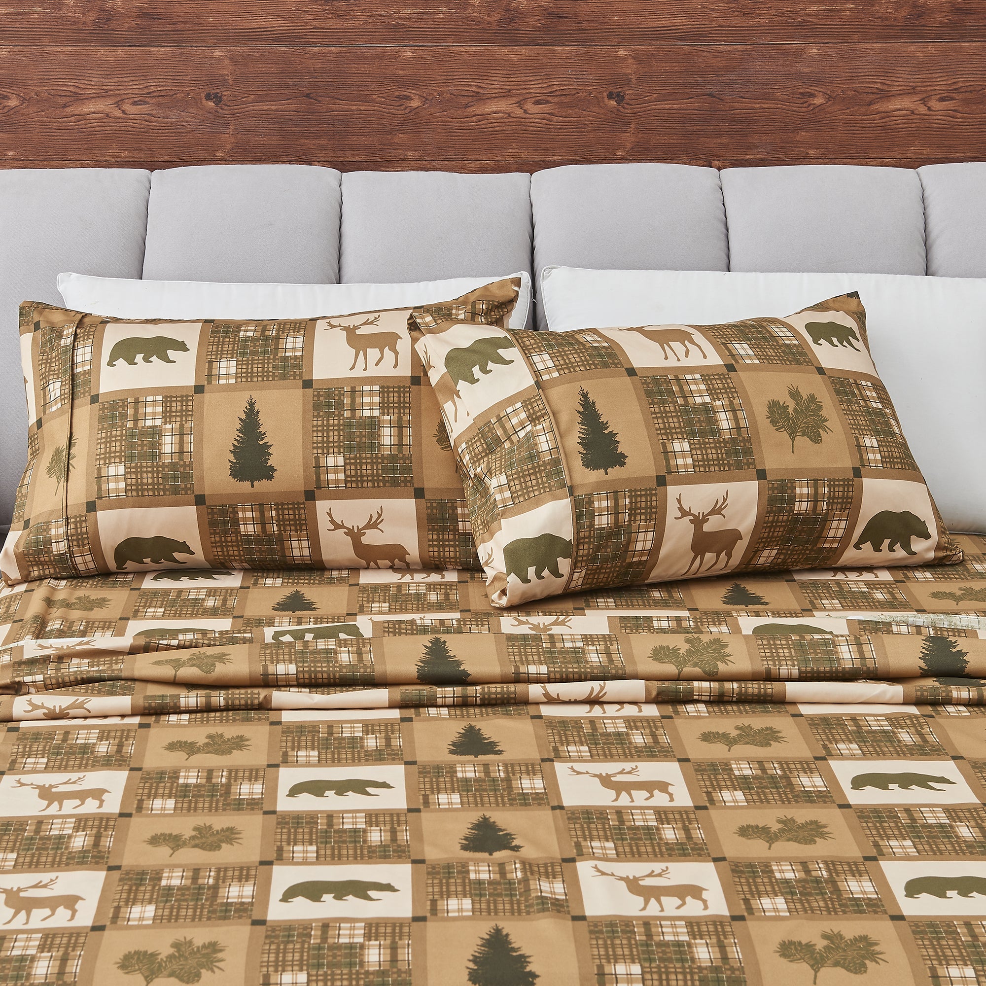 Lodge Printed Sheet Set - Mountain Ridge Collection