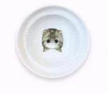 Mickey single bowl rack / Flat face cat